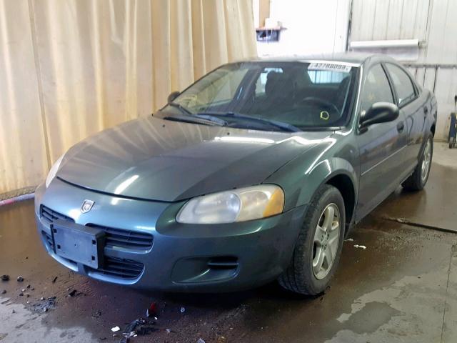 1B3EL36T13N588595 - 2003 DODGE STRATUS SE GREEN photo 2