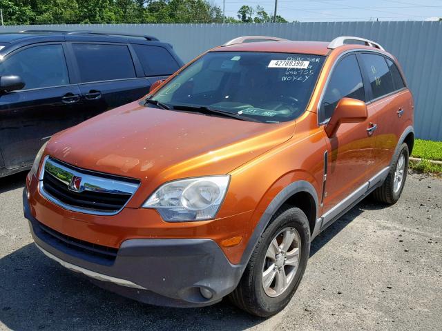 3GSCL33P58S646755 - 2008 SATURN VUE XE ORANGE photo 2