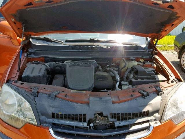 3GSCL33P58S646755 - 2008 SATURN VUE XE ORANGE photo 7