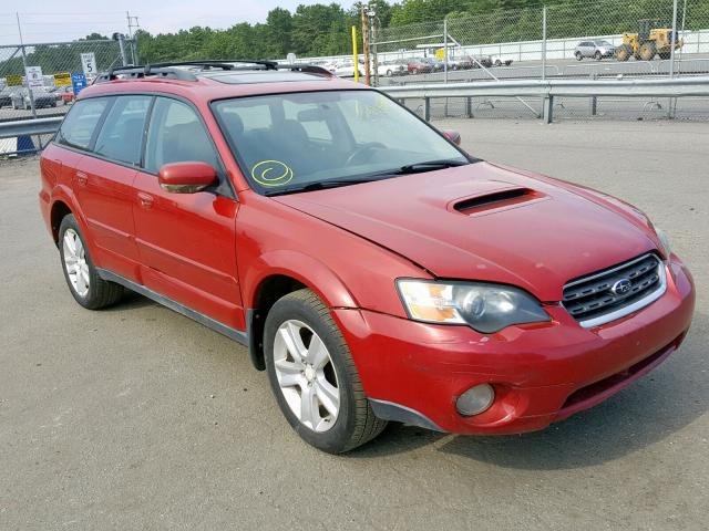 4S4BP67C754314473 - 2005 SUBARU LEGACY OUT RED photo 1