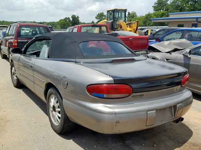 3C3EL45H3XT604209 - 1999 CHRYSLER SEBRING JX GRAY photo 3