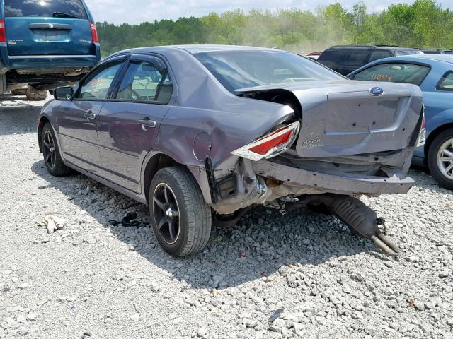 3FAFP06Z46R167469 - 2006 FORD FUSION S GRAY photo 3