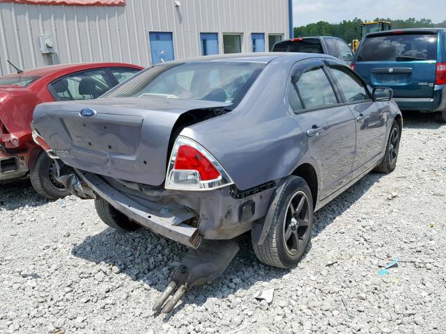 3FAFP06Z46R167469 - 2006 FORD FUSION S GRAY photo 4
