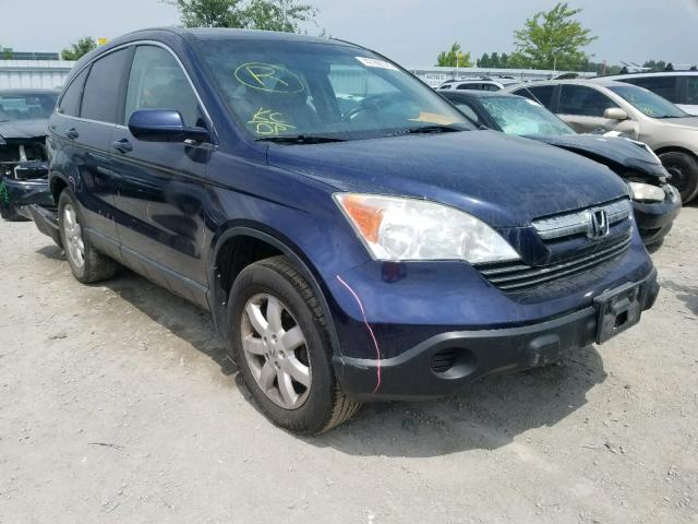 5J6RE48797L810070 - 2007 HONDA CR-V EXL BLUE photo 1