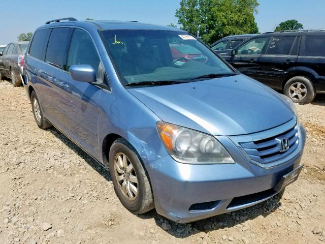 5FNRL387X8B045591 - 2008 HONDA ODYSSEY EX BLUE photo 1