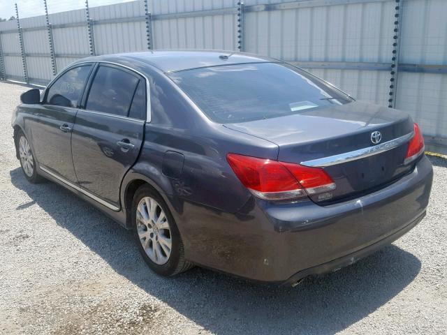 4T1BK3DB5CU457427 - 2012 TOYOTA AVALON BAS GRAY photo 3