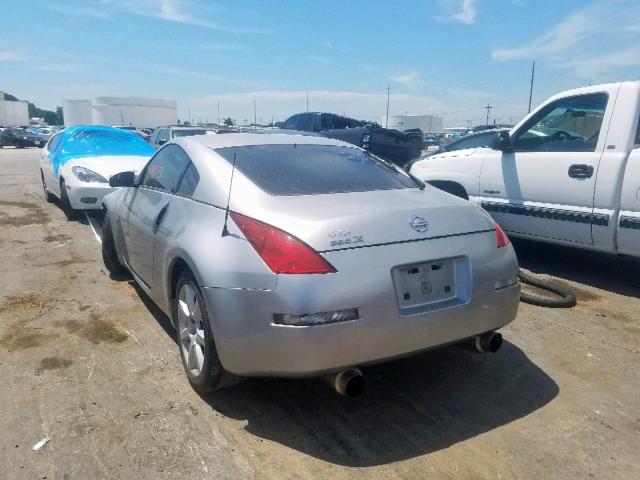 JN1AZ34D65M609492 - 2005 NISSAN 350Z COUPE SILVER photo 3