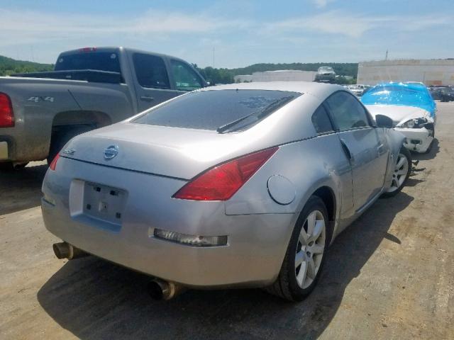 JN1AZ34D65M609492 - 2005 NISSAN 350Z COUPE SILVER photo 4