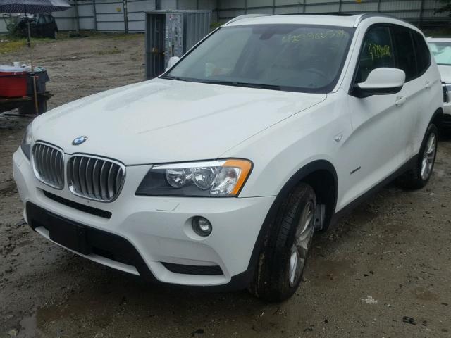 5UXWX9C53E0D28961 - 2014 BMW X3 XDRIVE2 WHITE photo 2