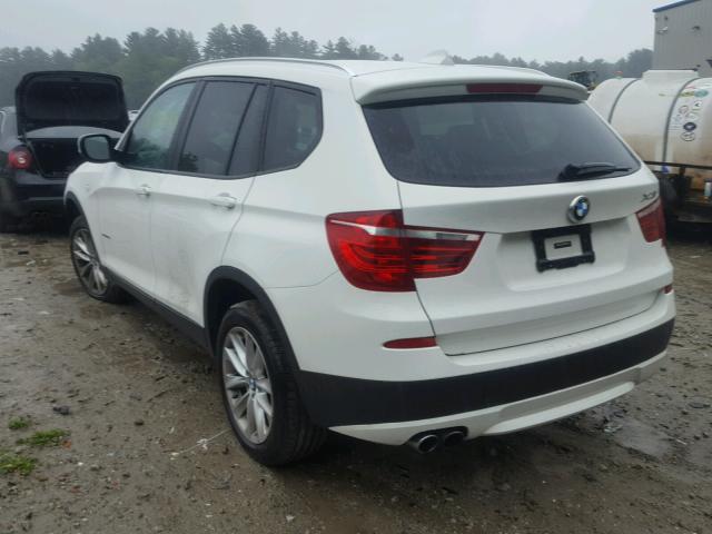 5UXWX9C53E0D28961 - 2014 BMW X3 XDRIVE2 WHITE photo 3