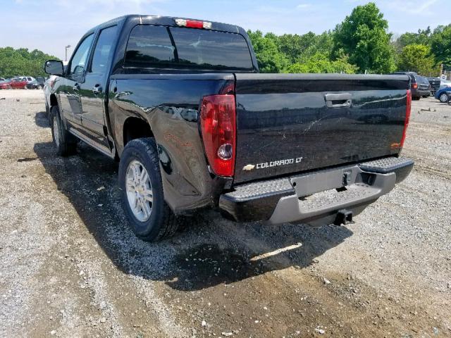 1GCHTCFE0C8161596 - 2012 CHEVROLET COLORADO L BLACK photo 3