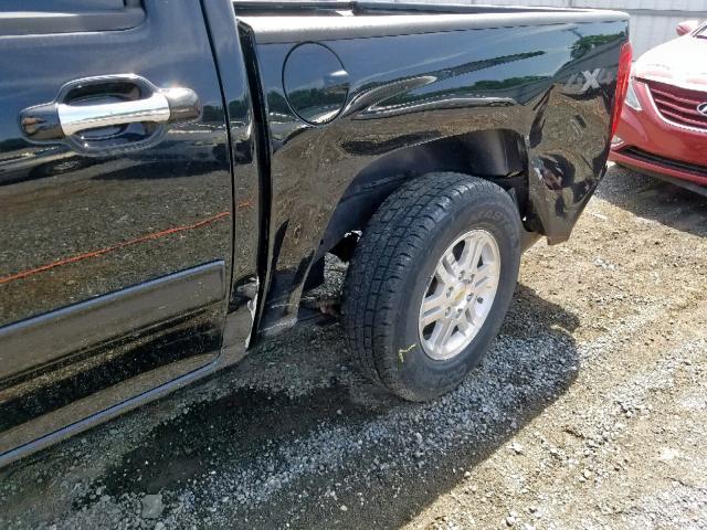 1GCHTCFE0C8161596 - 2012 CHEVROLET COLORADO L BLACK photo 9