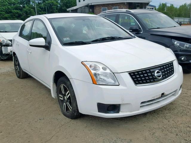 3N1AB61E48L703453 - 2008 NISSAN SENTRA 2.0 WHITE photo 1