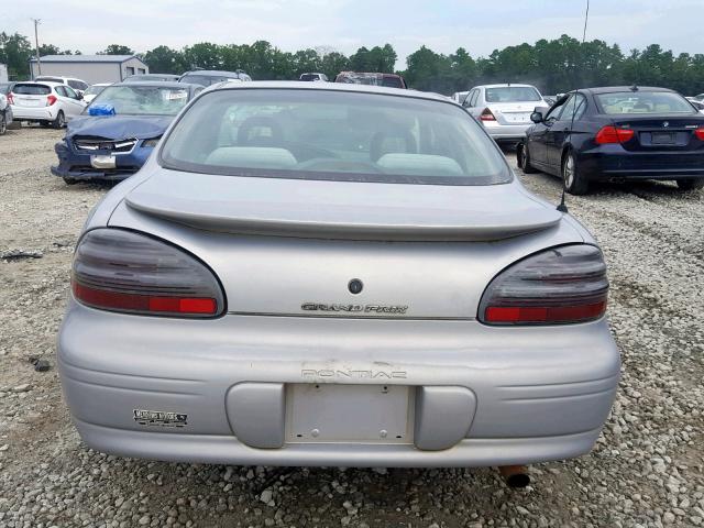 1G2WJ52J0YF129735 - 2000 PONTIAC GRAND PRIX SILVER photo 9