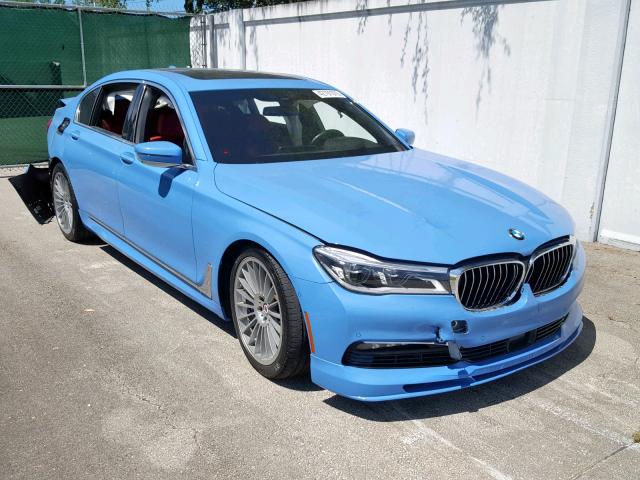 WBA7F2C54JG856438 - 2018 BMW 750 XI BLUE photo 1