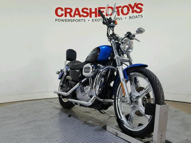 1HD4CJM184K415349 - 2004 HARLEY-DAVIDSON XL883 C BLUE photo 2