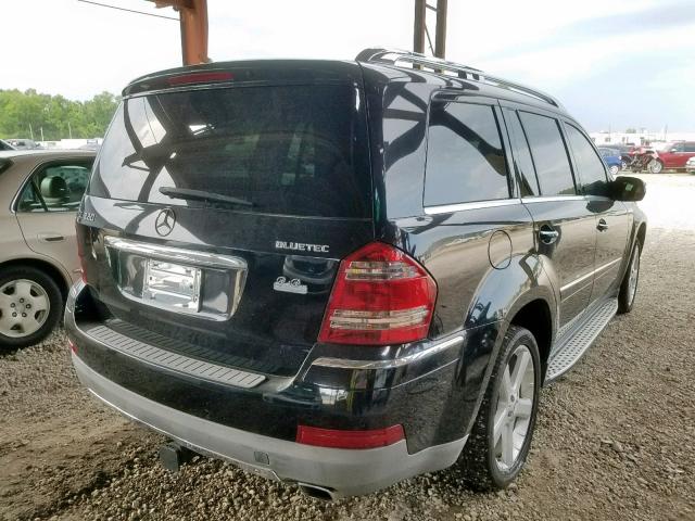 4JGBF25E89A512535 - 2009 MERCEDES-BENZ GL BLACK photo 4