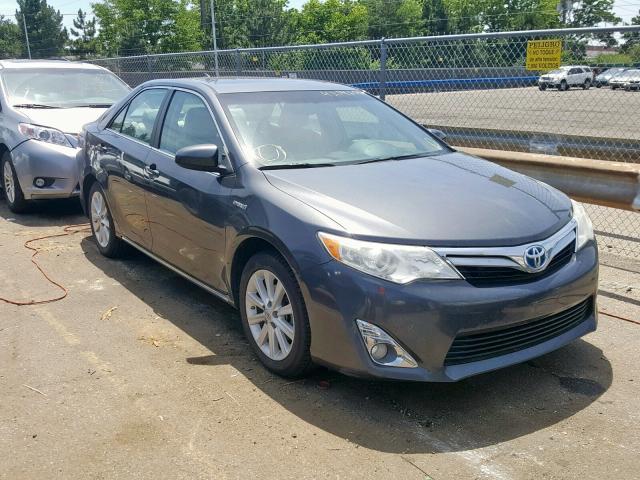 4T1BD1FK5CU034987 - 2012 TOYOTA CAMRY HYBR GRAY photo 1