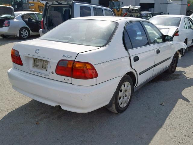 1HGEJ6678XL028391 - 1999 HONDA CIVIC LX WHITE photo 4