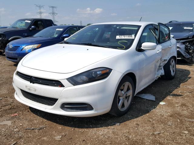 1C3CDFBB7FD221801 - 2015 DODGE DART SXT WHITE photo 2