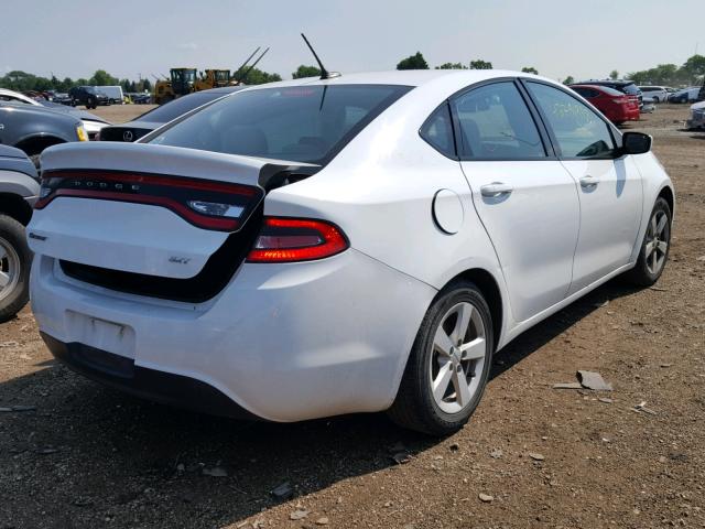 1C3CDFBB7FD221801 - 2015 DODGE DART SXT WHITE photo 4