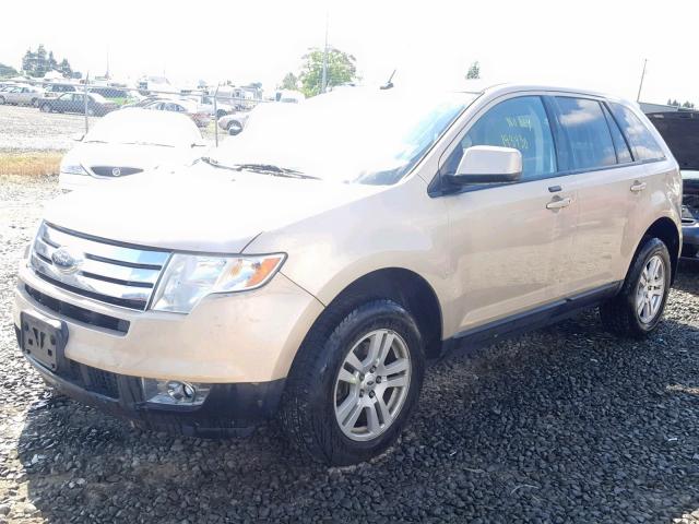 2FMDK48C67BB22898 - 2007 FORD EDGE SEL GOLD photo 2