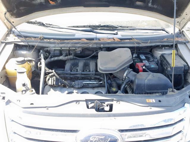 2FMDK48C67BB22898 - 2007 FORD EDGE SEL GOLD photo 7