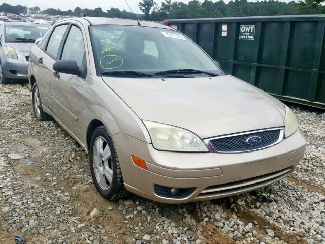 1FAHP34N57W157736 - 2007 FORD FOCUS ZX4 GOLD photo 1