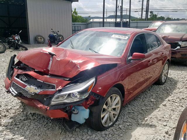 1G11H5SA9DF182664 - 2013 CHEVROLET MALIBU LTZ წითელი ფოტო 2