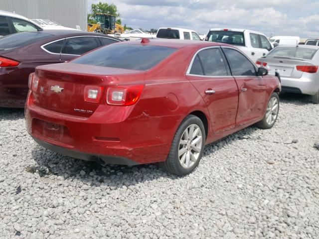 1G11H5SA9DF182664 - 2013 CHEVROLET MALIBU LTZ წითელი ფოტო 4