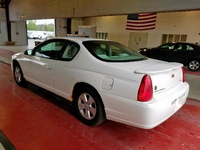 2G1WJ15KX79416203 - 2007 CHEVROLET MONTE CARL WHITE photo 3