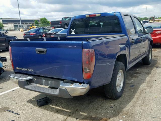 1GCCS138458196158 - 2005 CHEVROLET COLORADO BLUE photo 4