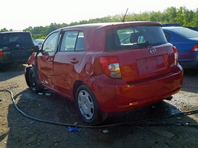 JTKKU10408J028742 - 2008 SCION XD RED photo 3