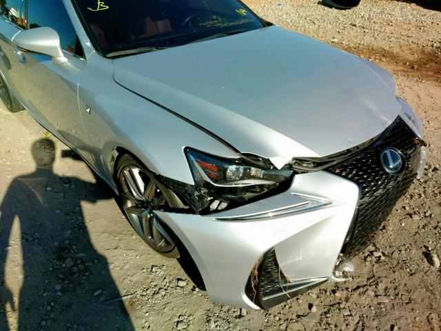 JTHBA1D25H5048498 - 2017 LEXUS IS 200T SILVER photo 9