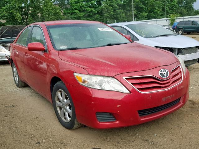 4T4BF3EK8BR185382 - 2011 TOYOTA CAMRY BASE RED photo 1
