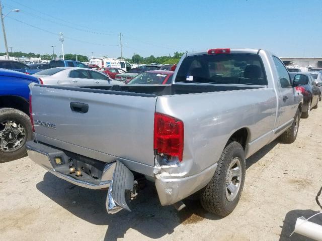 1D7HA16KX3J535937 - 2003 DODGE RAM 1500 S SILVER photo 4