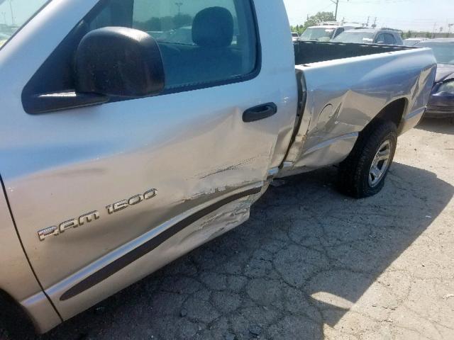 1D7HA16KX3J535937 - 2003 DODGE RAM 1500 S SILVER photo 9