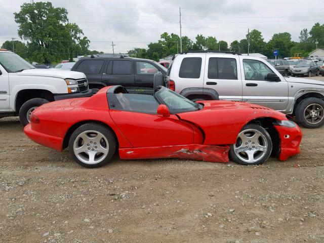 1B3ER65E8YV603099 - 2000 DODGE VIPER RT-1 RED photo 9