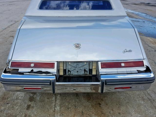 6S699AE675624 - 1980 CADILLAC SEVILLE BLACK photo 9