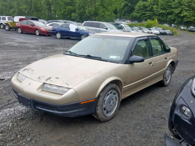 1G8ZH5289SZ378181 - 1995 SATURN SL1 GOLD photo 2