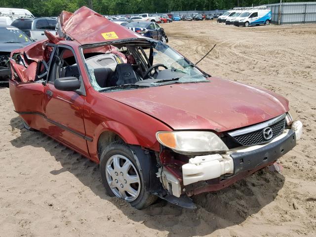 JM1BJ222610436319 - 2001 MAZDA PROTEGE DX RED photo 1