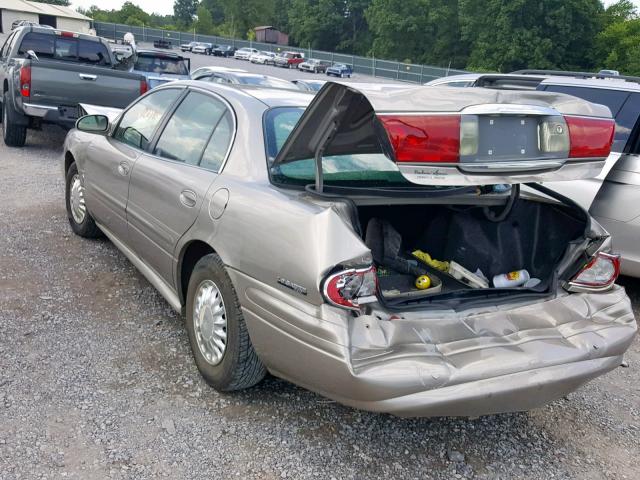 1G4HP54K914175957 - 2001 BUICK LESABRE CU GOLD photo 3