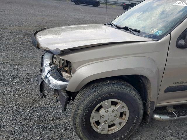 1GCDT136248143814 - 2004 CHEVROLET COLORADO GRAY photo 9