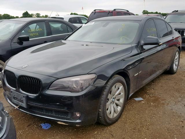 WBAKC6C56ACL67993 - 2010 BMW 750 I BLACK photo 2