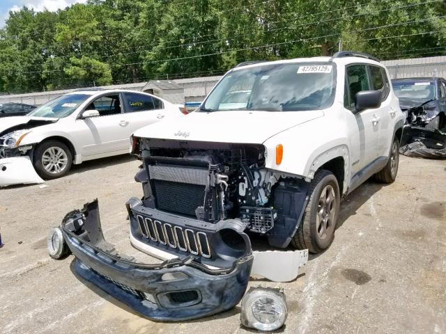 ZACCJAAB5HPE52922 - 2017 JEEP RENEGADE S 白色 照片 2