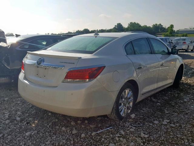 1G4GD5ER9CF356113 - 2012 BUICK LACROSSE P WHITE photo 4