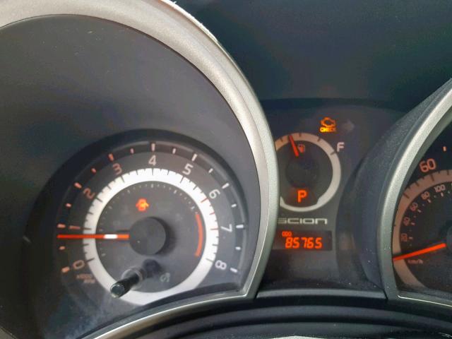 JTKJF5C78B3012464 - 2011 TOYOTA SCION TC ვერცხლისფერი ფოტო 8