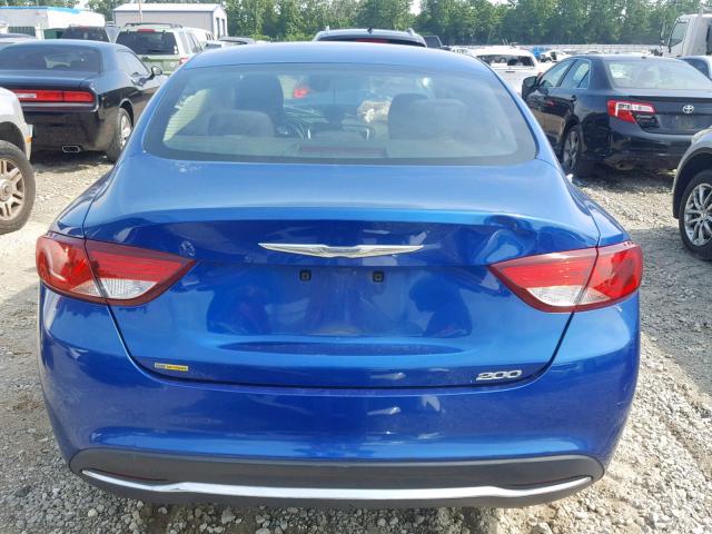 1C3CCCAB8FN632413 - 2015 CHRYSLER 200 LIMITE BLUE photo 9