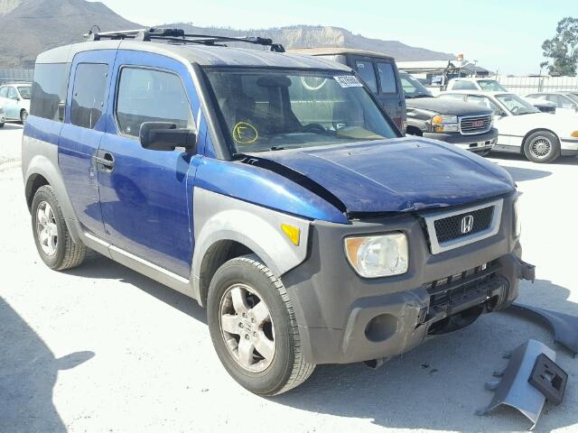 5J6YH28604L022742 - 2004 HONDA ELEMENT EX BLUE photo 1