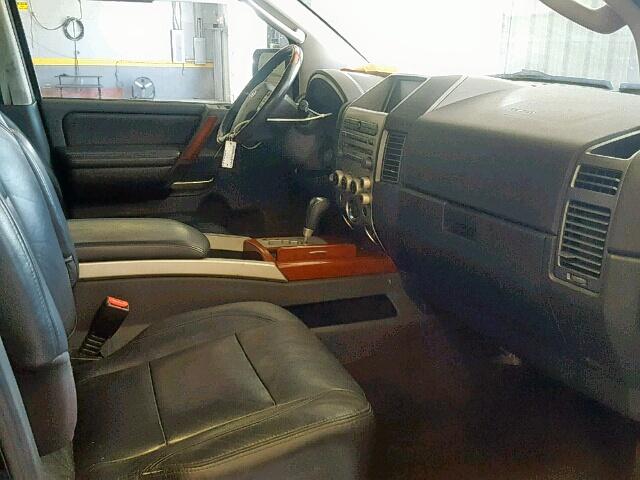 5N3AA08C87N801811 - 2007 INFINITI QX56 BLACK photo 5